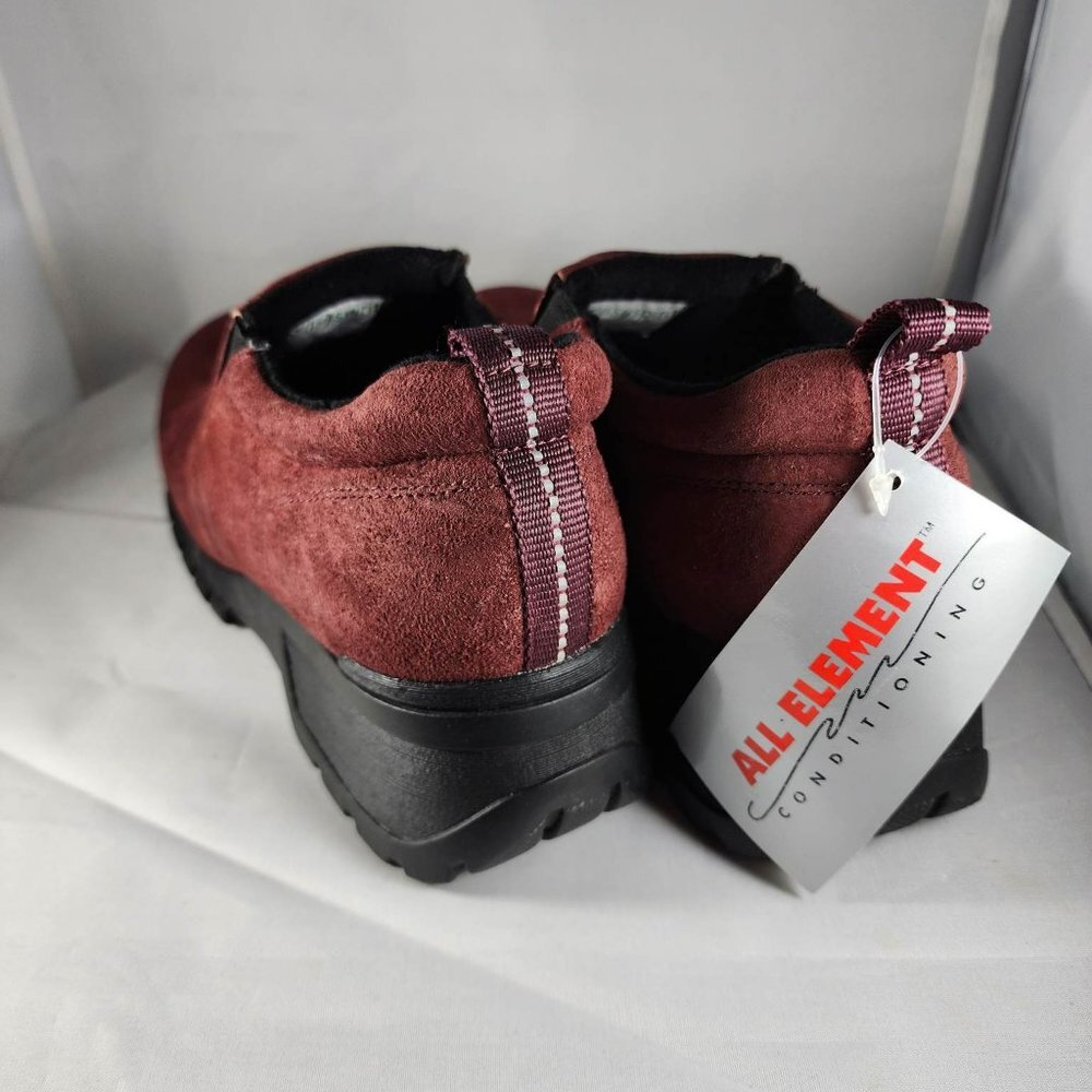 NWT Easyspirit Slip on shoes Dark Suede Wine - Picture 4 of 11